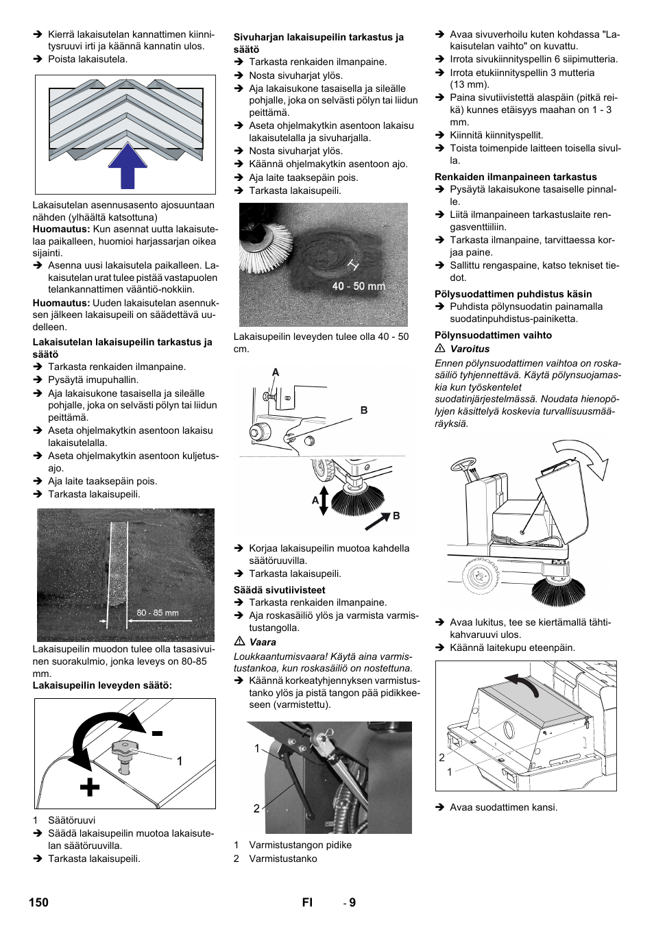 Karcher KM 150-500 D 4-r�drig User Manual | Page 150 / 420