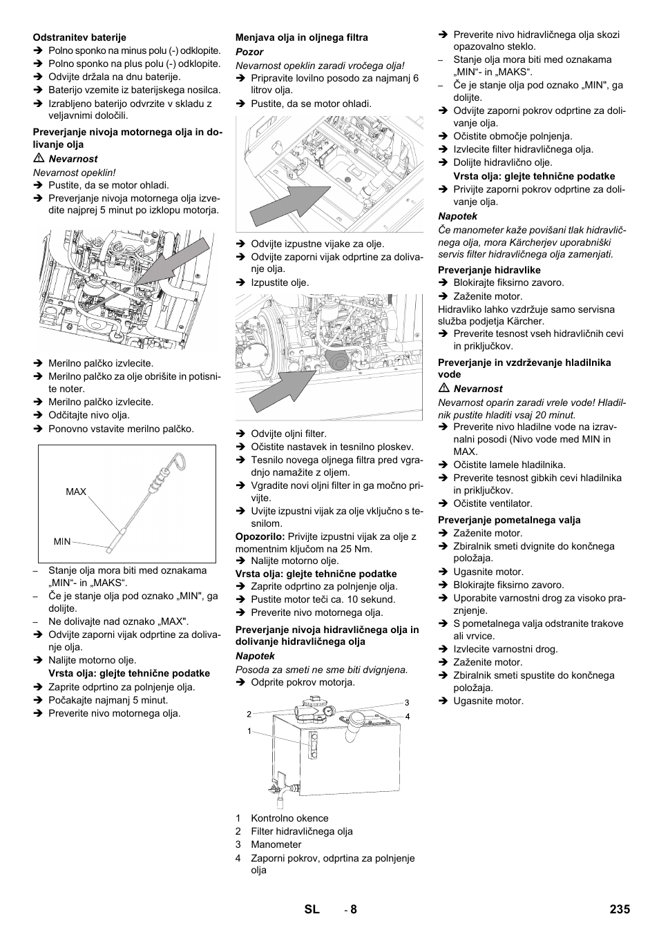 Karcher KM 150-500 D 4-r�drig User Manual | Page 235 / 420