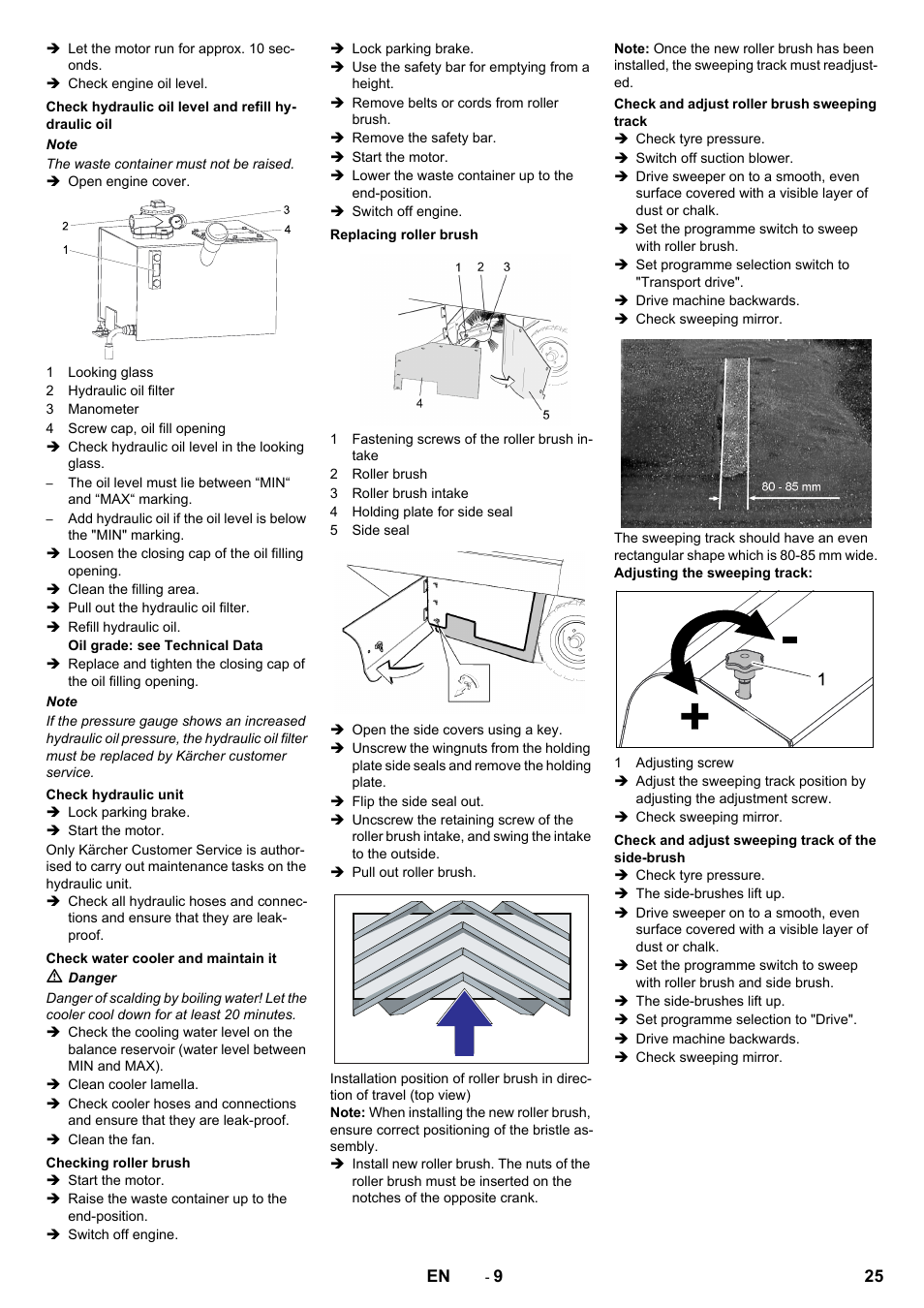 Karcher KM 150-500 D 4-r�drig User Manual | Page 25 / 420