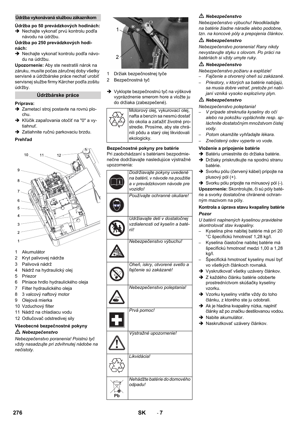 Karcher KM 150-500 D 4-r�drig User Manual | Page 276 / 420