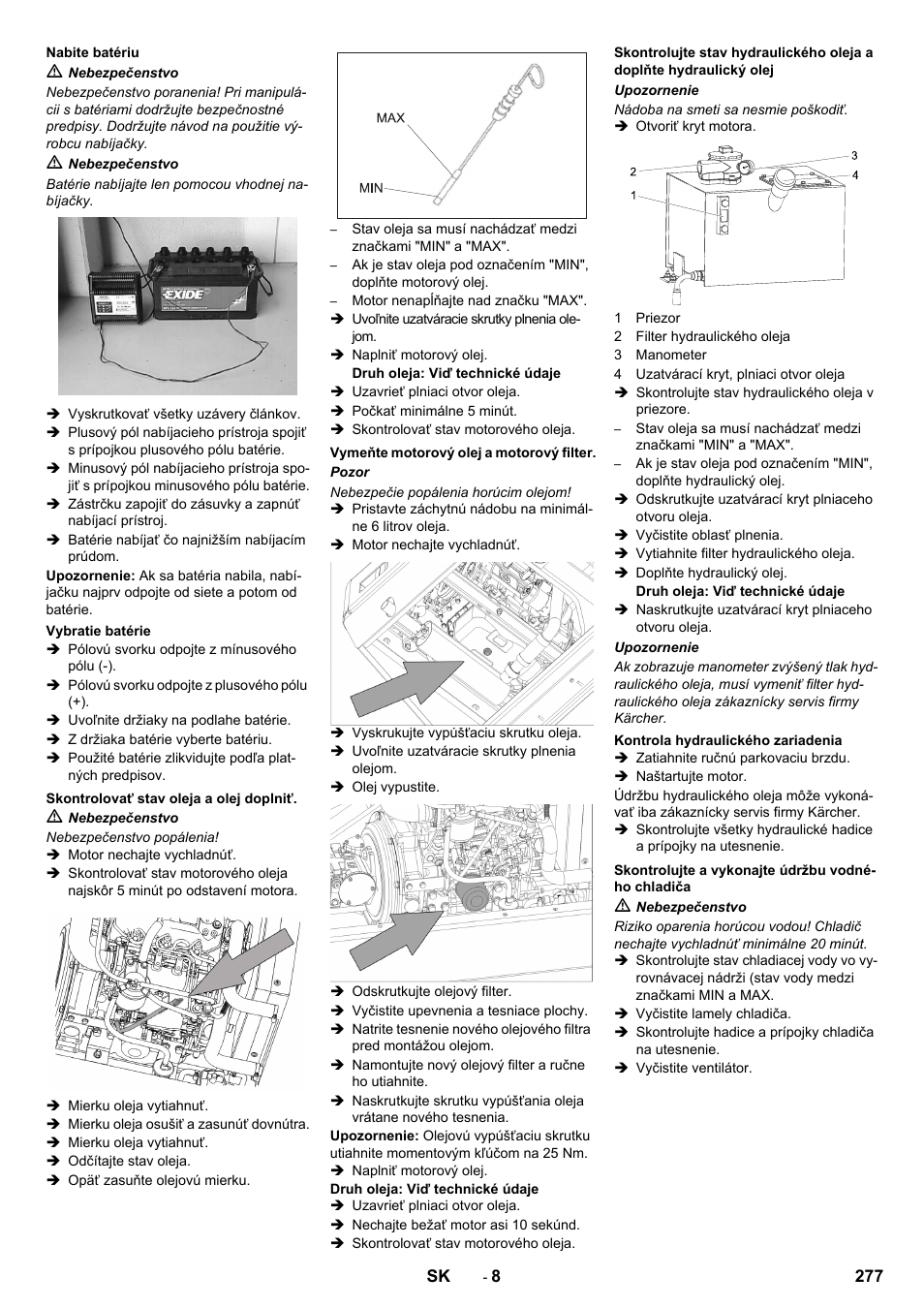 Karcher KM 150-500 D 4-r�drig User Manual | Page 277 / 420