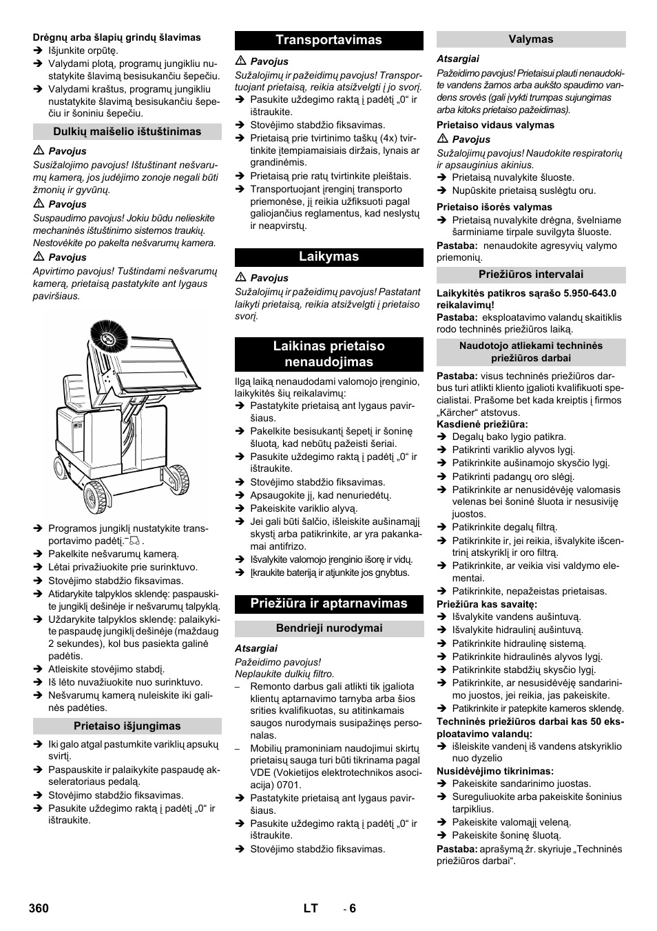 Karcher KM 150-500 D 4-r�drig User Manual | Page 360 / 420