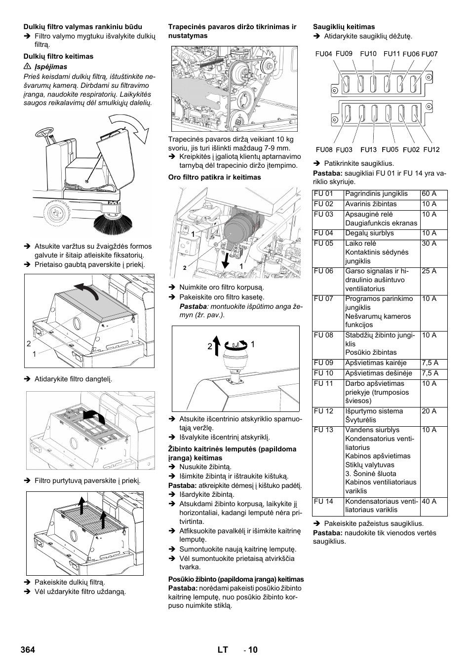 Karcher KM 150-500 D 4-r�drig User Manual | Page 364 / 420