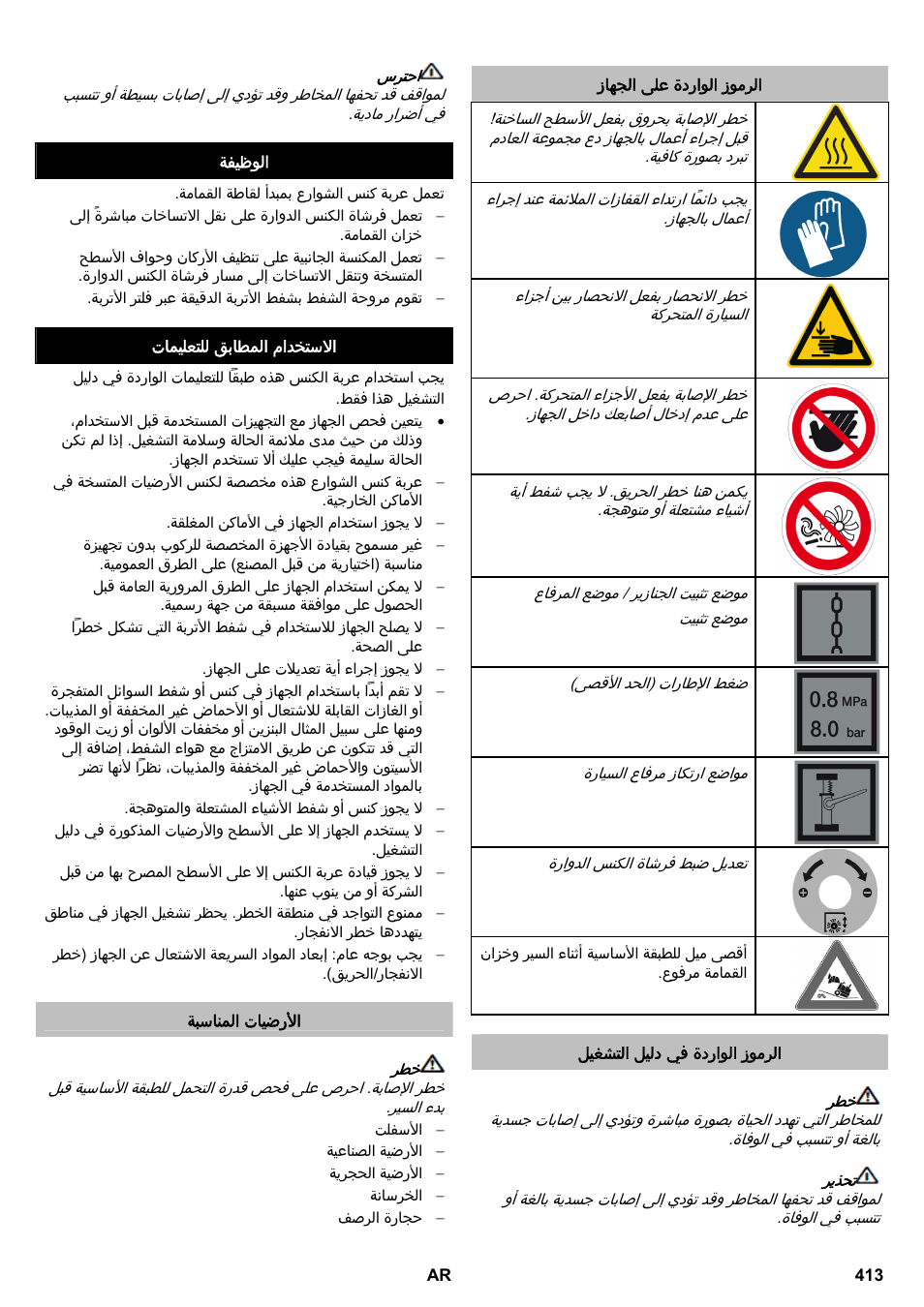 Karcher KM 150-500 D 4-r�drig User Manual | Page 413 / 420