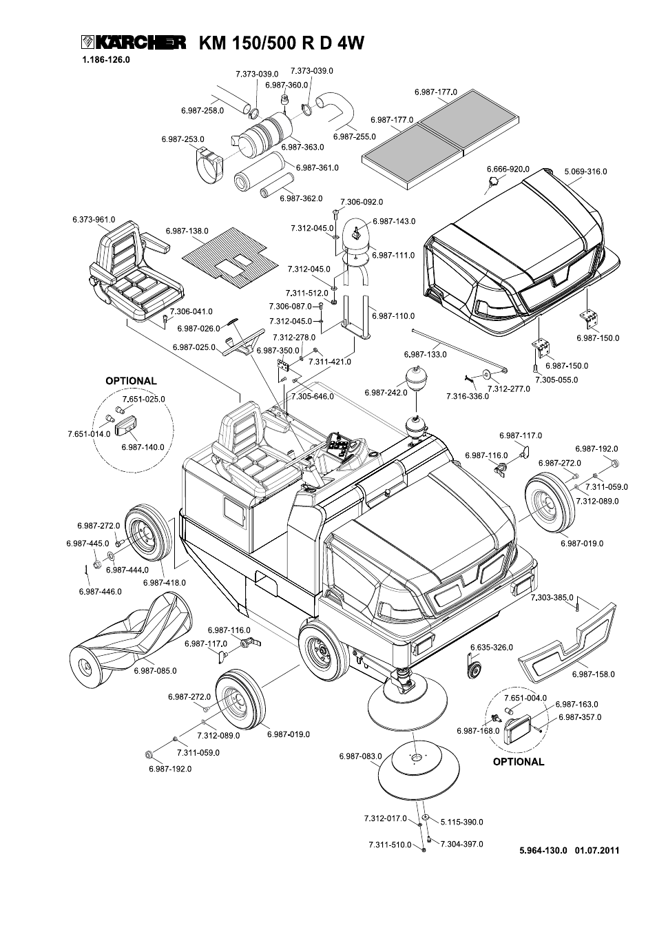 Karcher KM 150-500 D 4-r�drig User Manual | Page 419 / 420