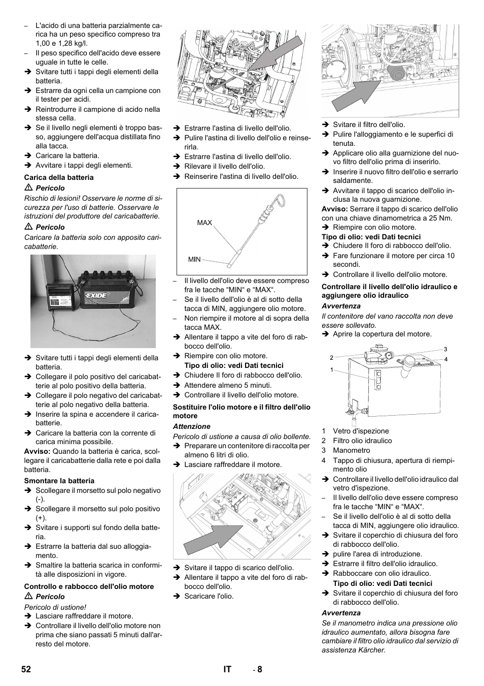 Karcher KM 150-500 D 4-r�drig User Manual | Page 52 / 420