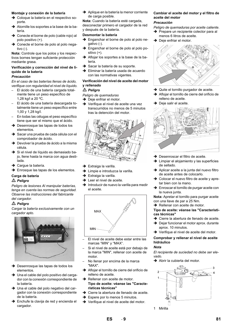 Karcher KM 150-500 D 4-r�drig User Manual | Page 81 / 420