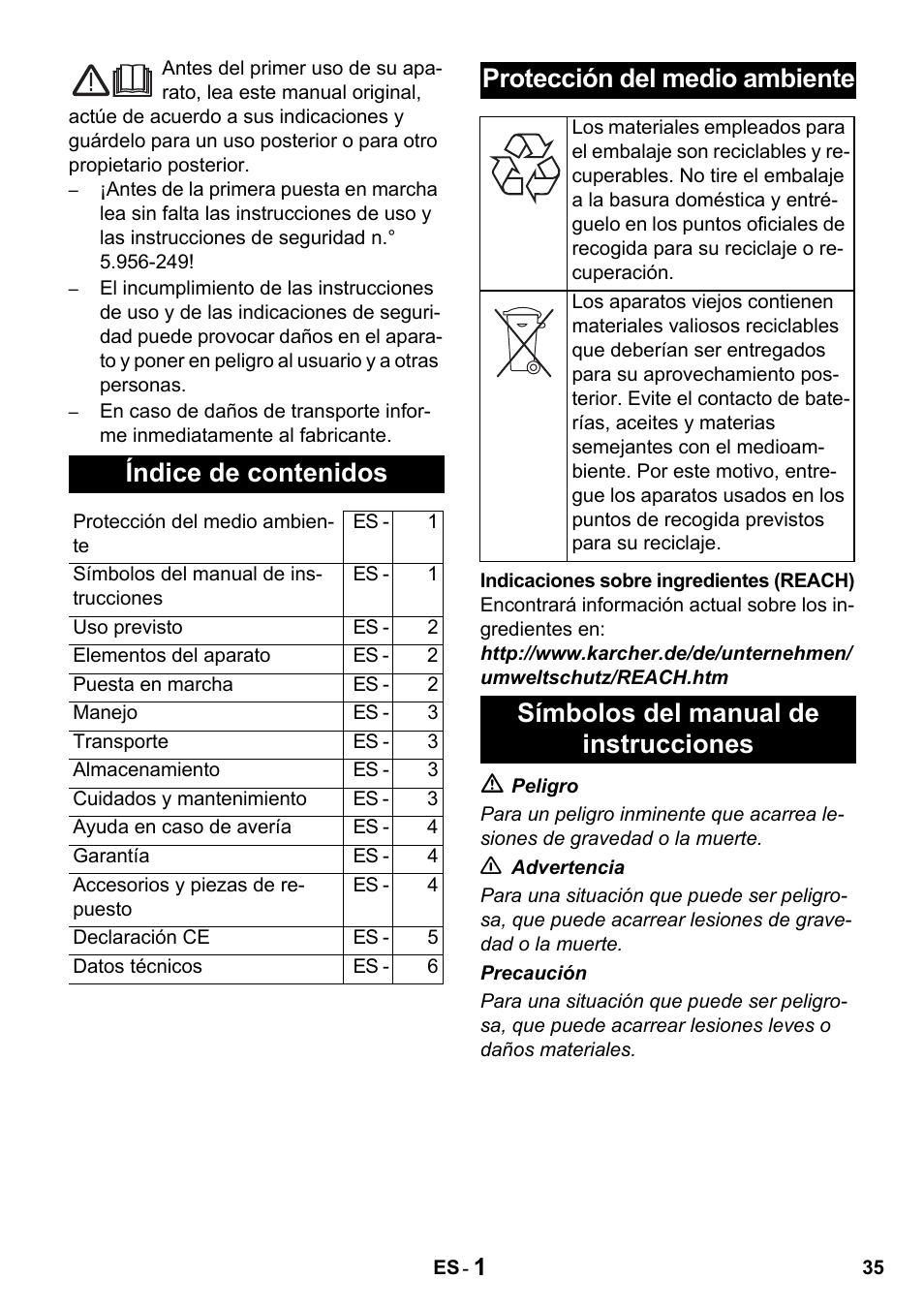 Karcher NT 14-1 Classic User Manual | Page 35 / 164