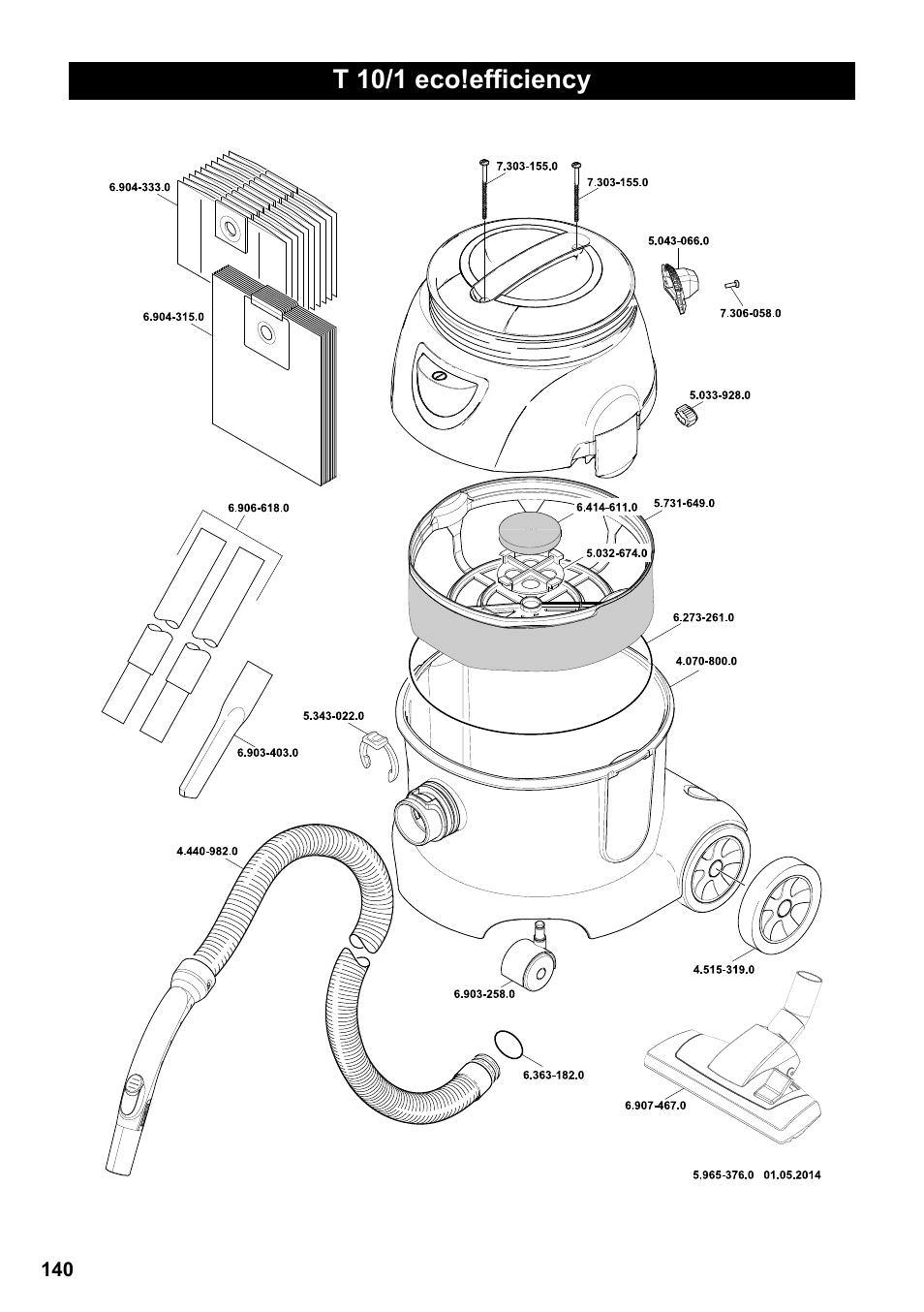 T 10/1 eco!efficiency | Karcher T 10-1 eco!efficiency User Manual | Page 140 / 144