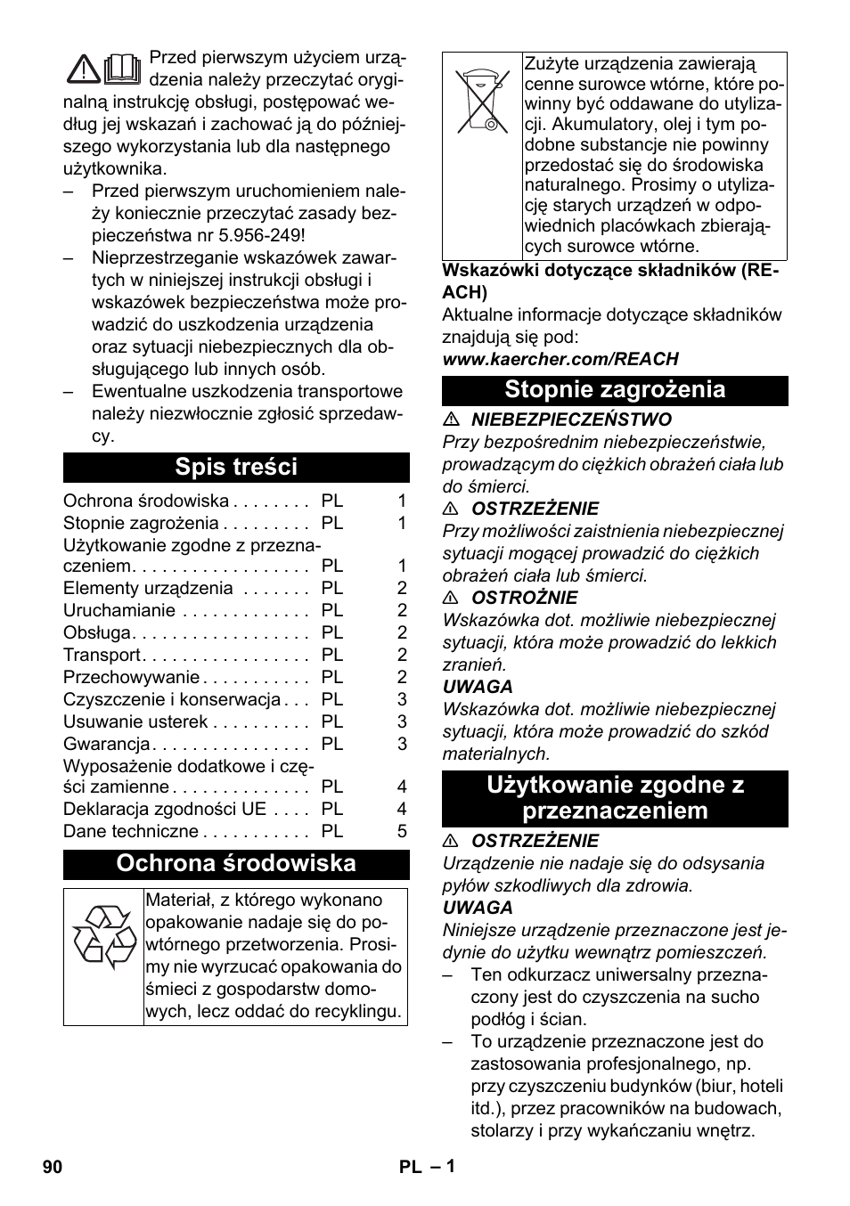 Karcher T 10-1 eco!efficiency User Manual | Page 90 / 144