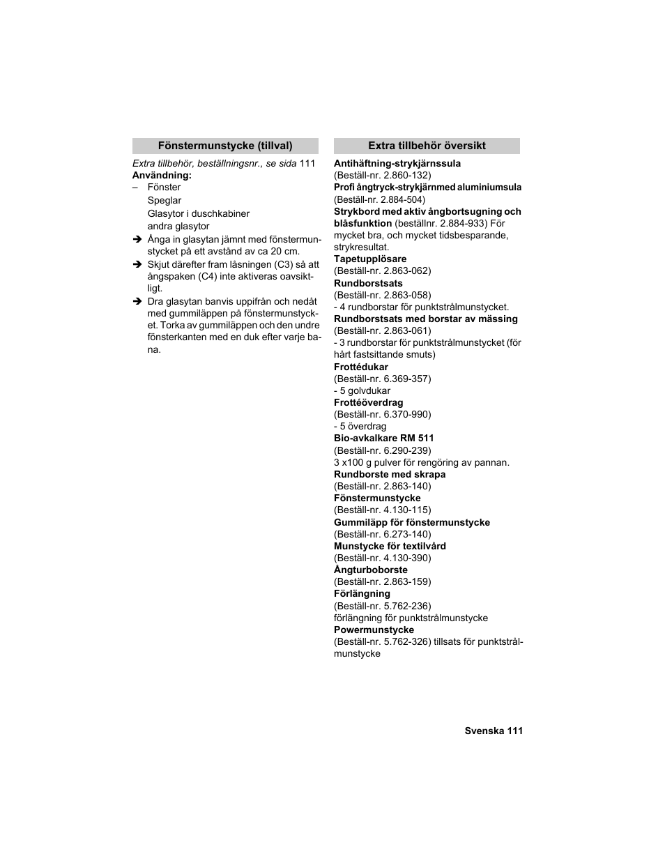 Karcher HDC advanced User Manual | Page 111 / 302