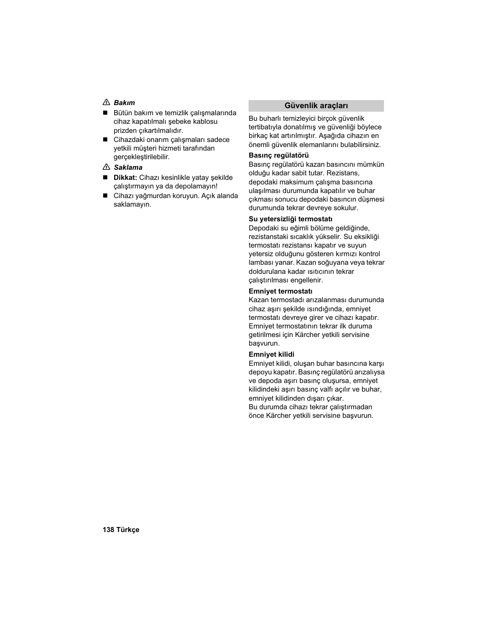 Karcher HDC advanced User Manual | Page 138 / 302