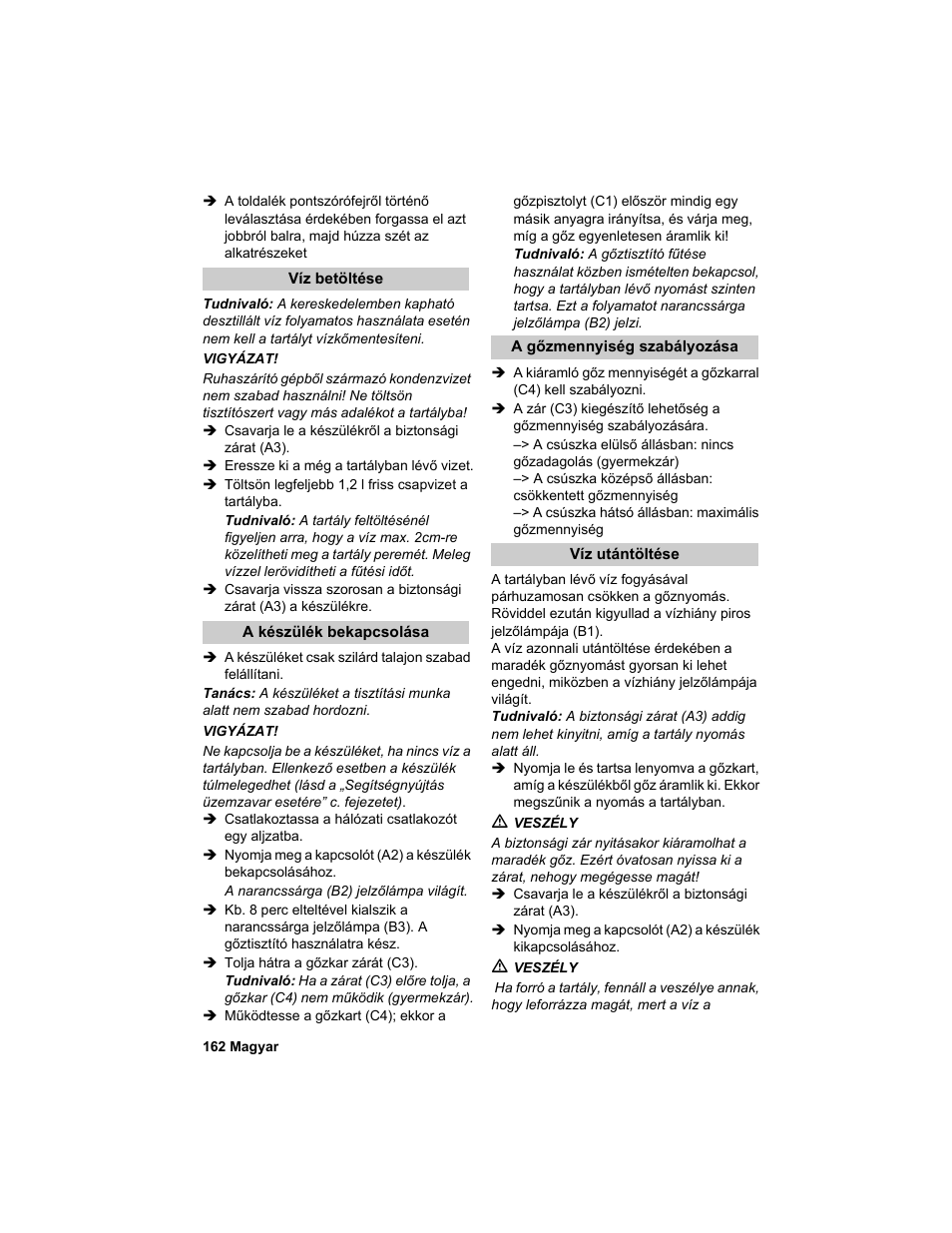 Karcher HDC advanced User Manual | Page 162 / 302