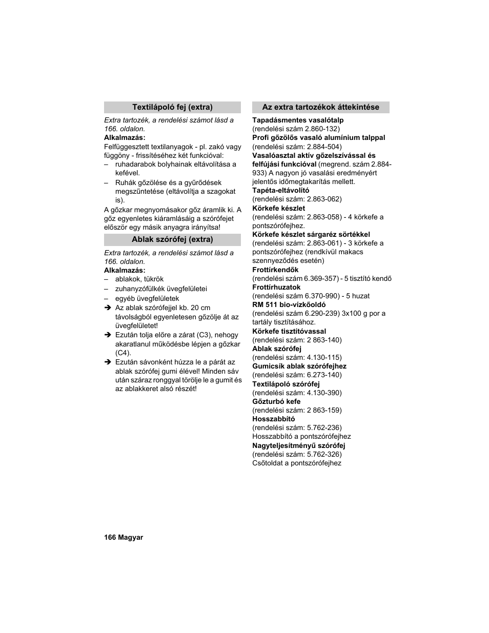 Karcher HDC advanced User Manual | Page 166 / 302