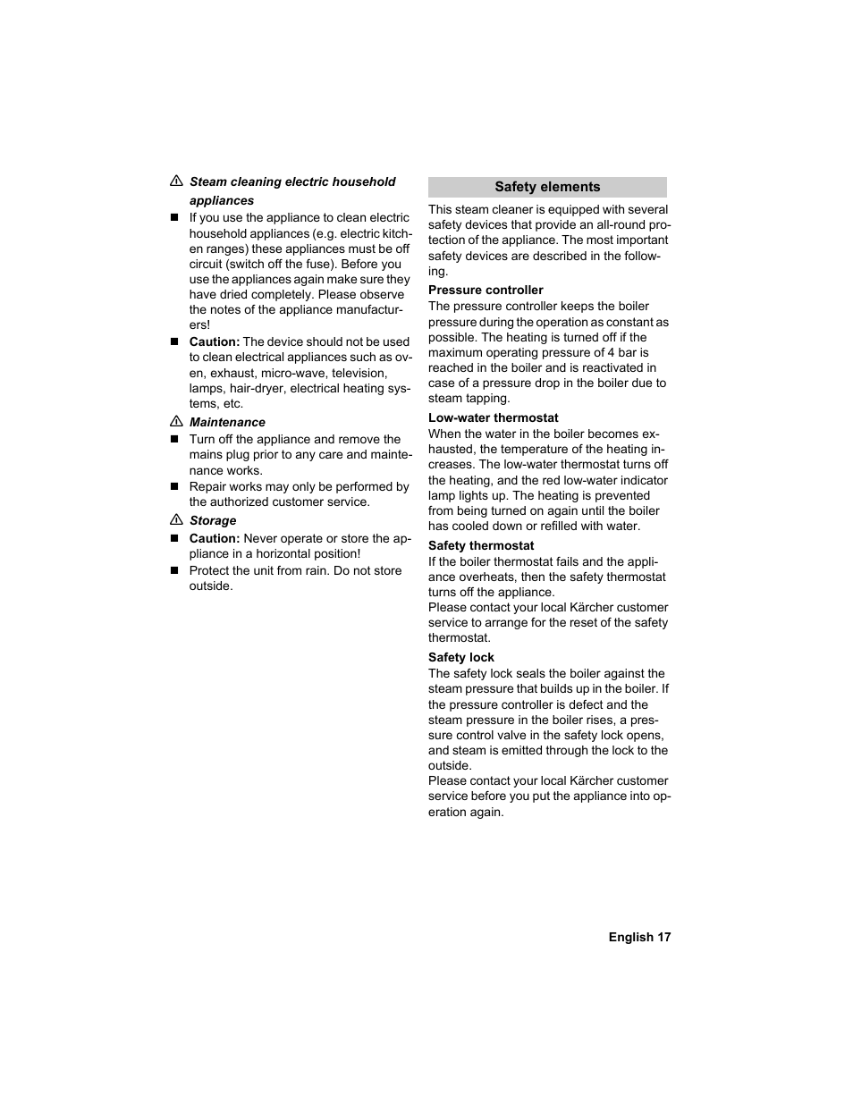 Karcher HDC advanced User Manual | Page 17 / 302