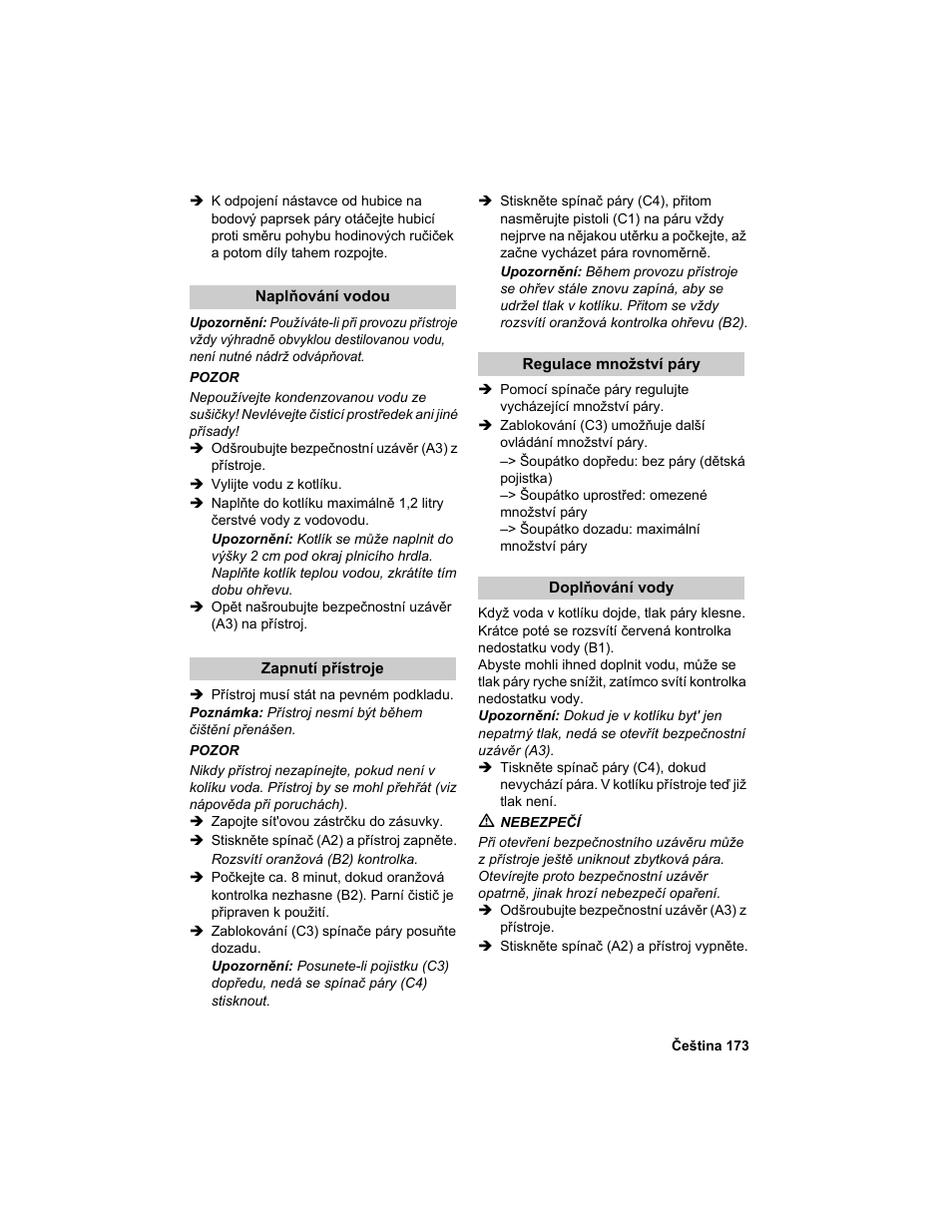 Karcher HDC advanced User Manual | Page 173 / 302