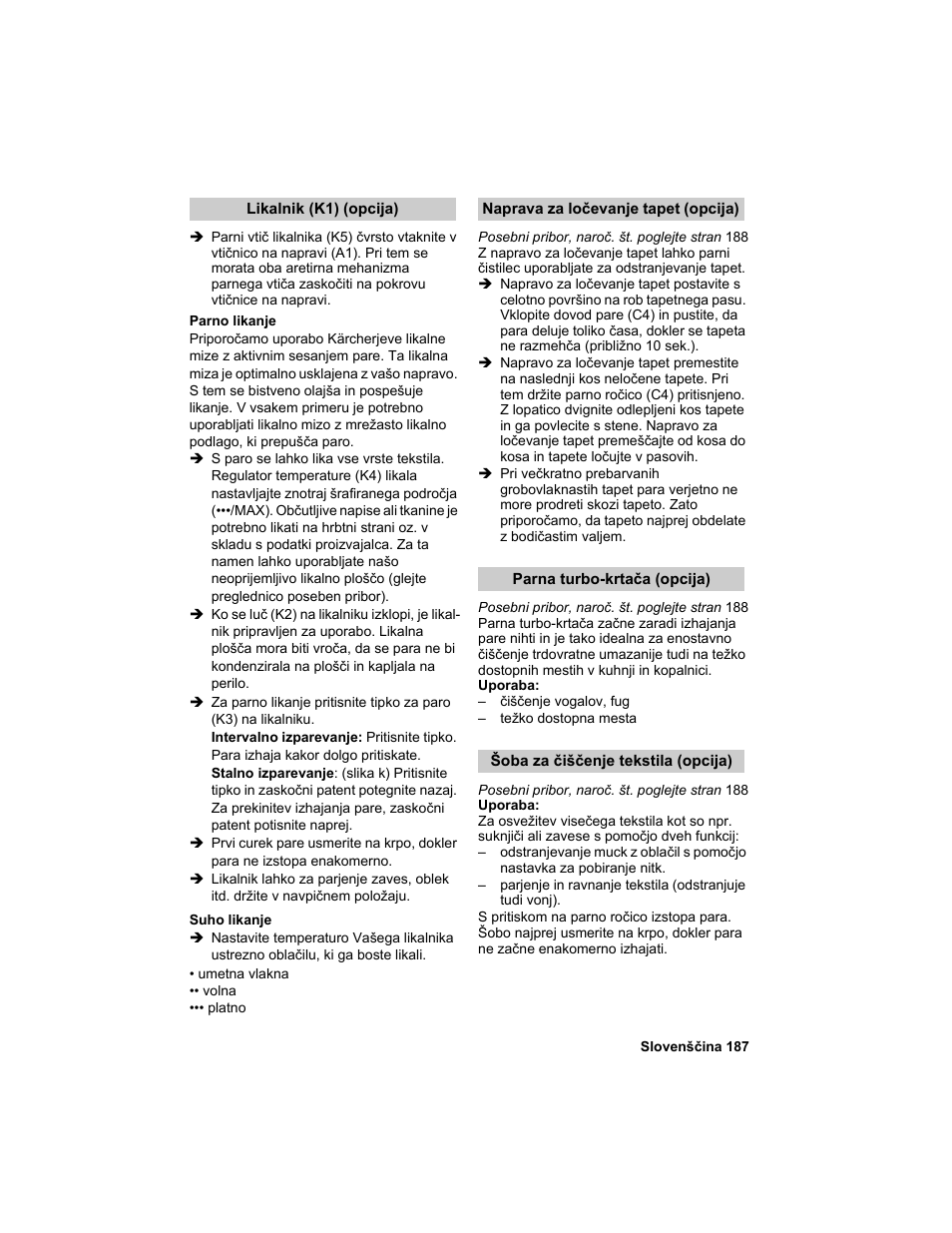 Karcher HDC advanced User Manual | Page 187 / 302