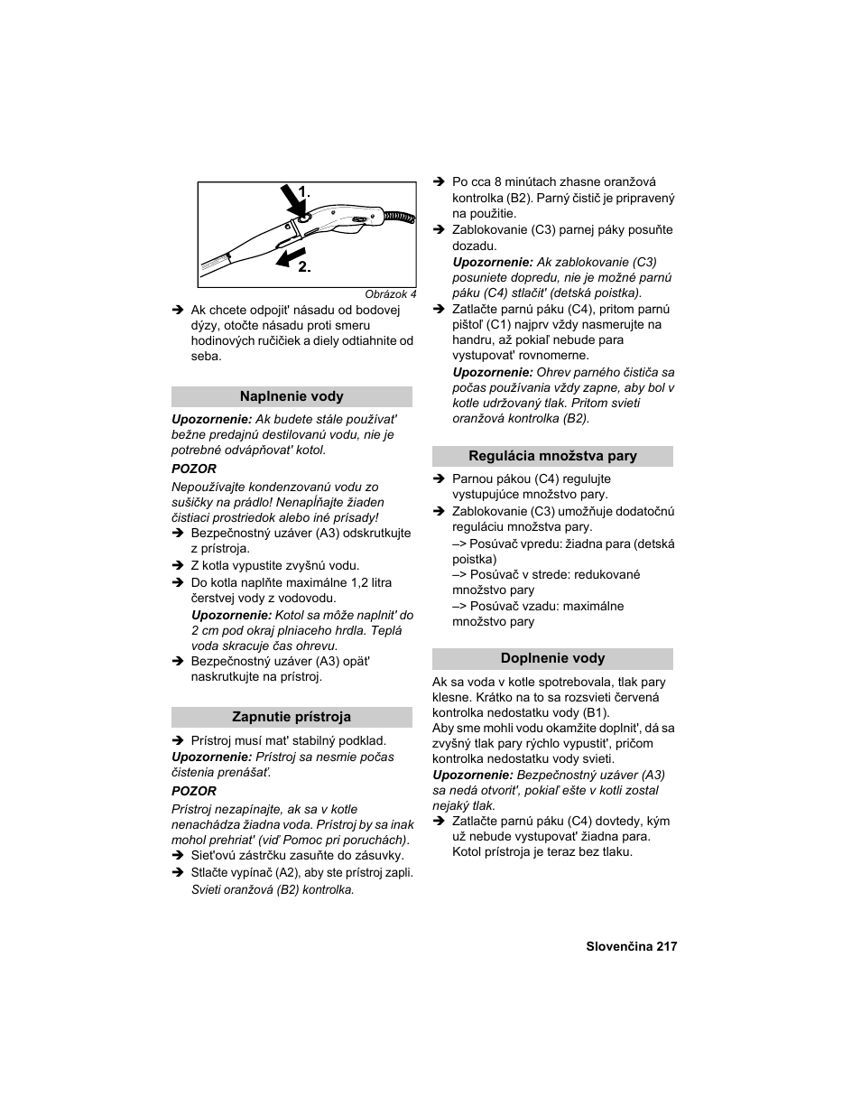 Karcher HDC advanced User Manual | Page 217 / 302