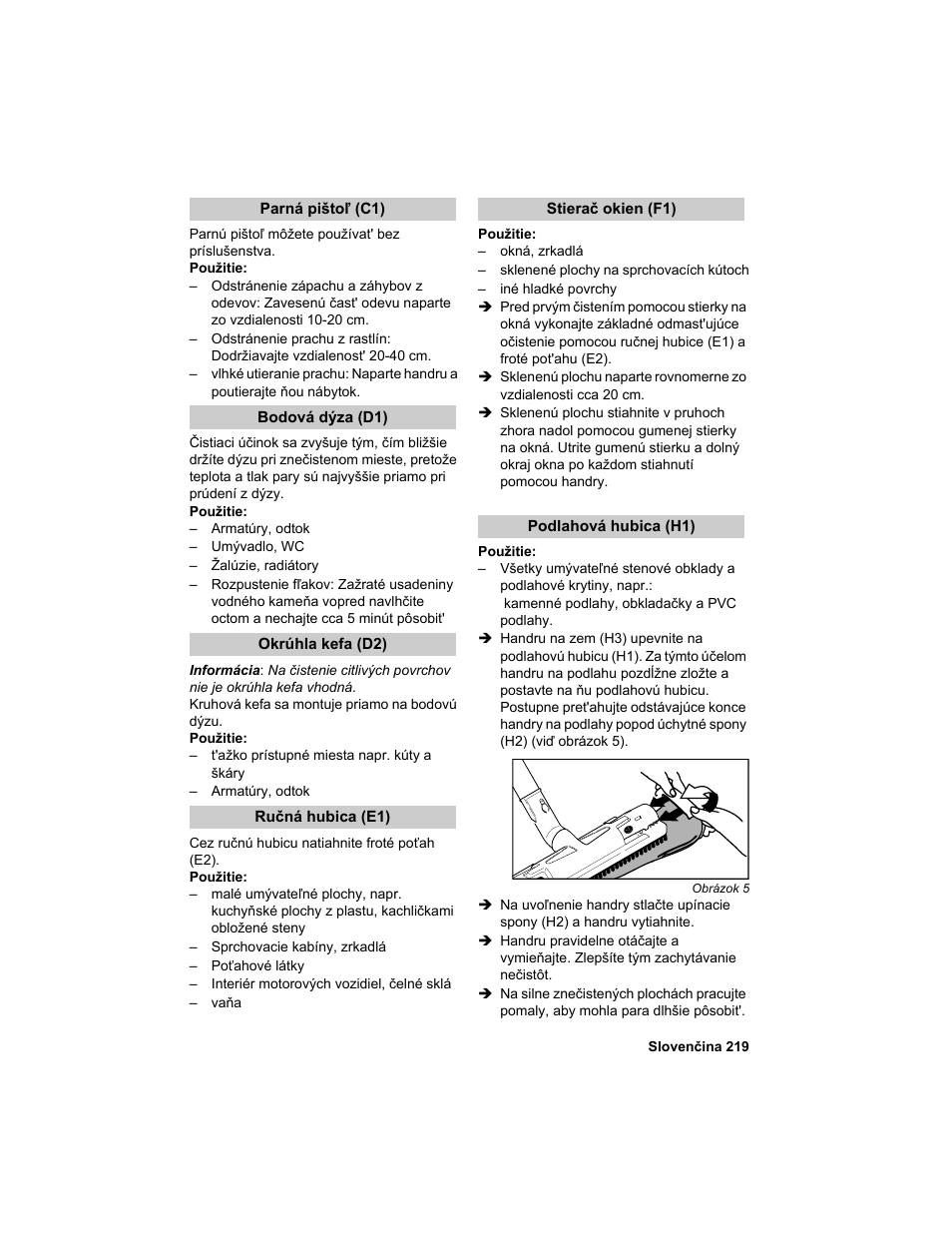 Karcher HDC advanced User Manual | Page 219 / 302