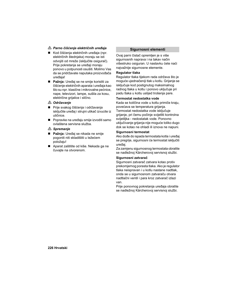 Karcher HDC advanced User Manual | Page 226 / 302