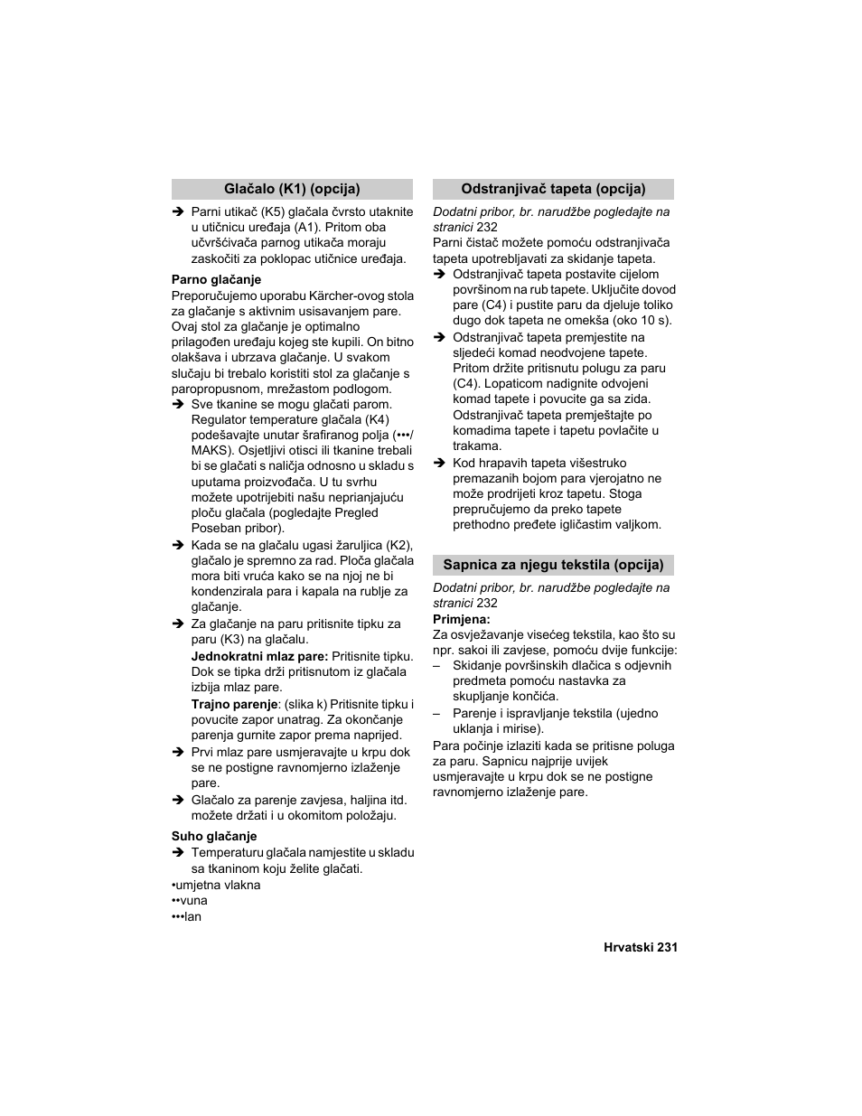 Karcher HDC advanced User Manual | Page 231 / 302