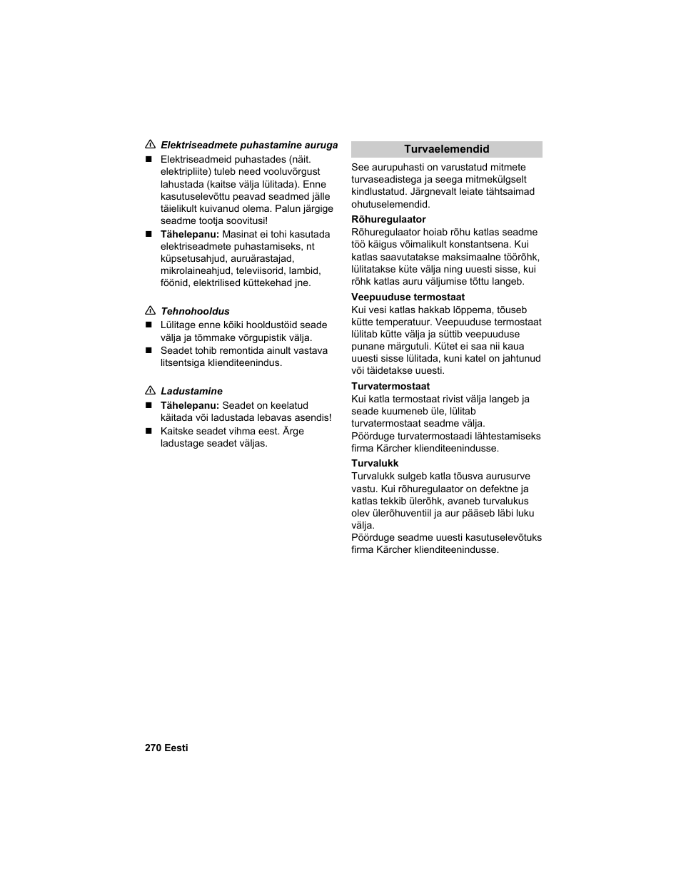 Karcher HDC advanced User Manual | Page 270 / 302