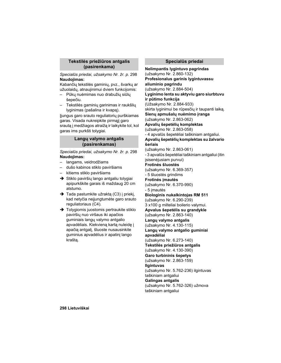 Karcher HDC advanced User Manual | Page 298 / 302