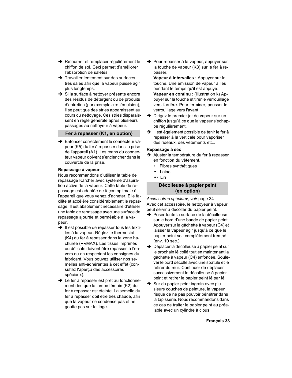 Karcher HDC advanced User Manual | Page 33 / 302