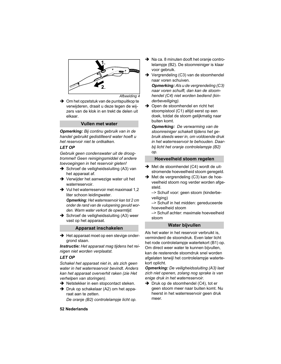 Karcher HDC advanced User Manual | Page 52 / 302
