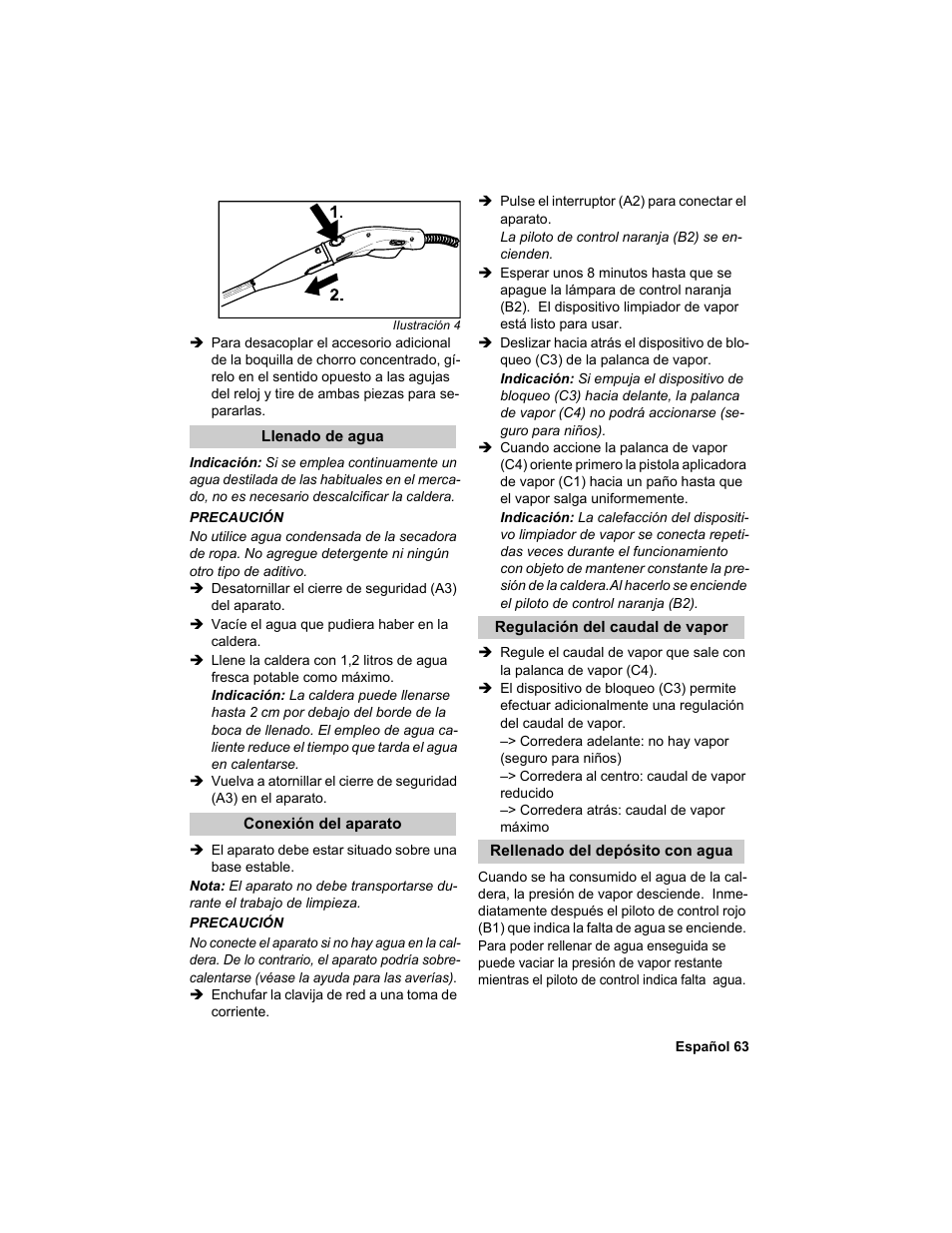 Karcher HDC advanced User Manual | Page 63 / 302