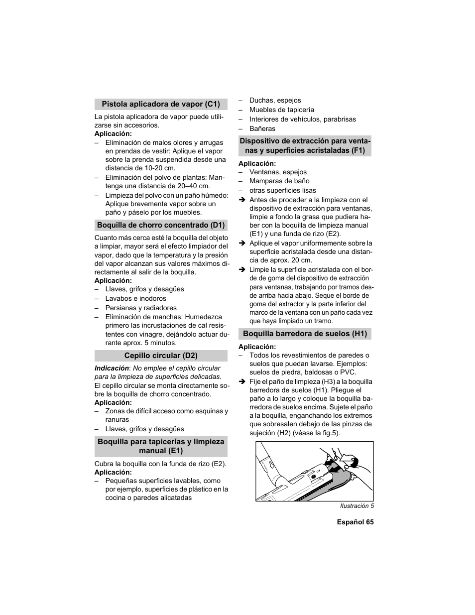 Karcher HDC advanced User Manual | Page 65 / 302