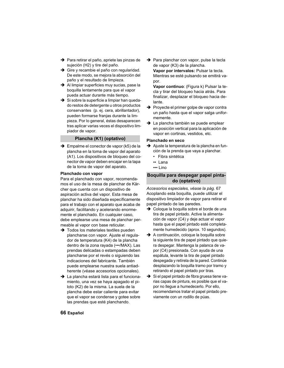 Karcher HDC advanced User Manual | Page 66 / 302