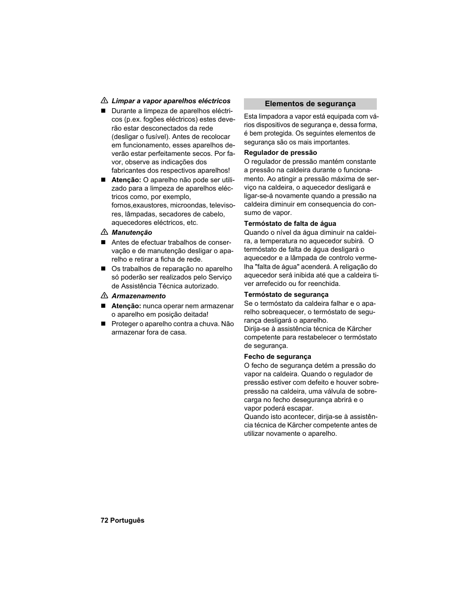 Karcher HDC advanced User Manual | Page 72 / 302