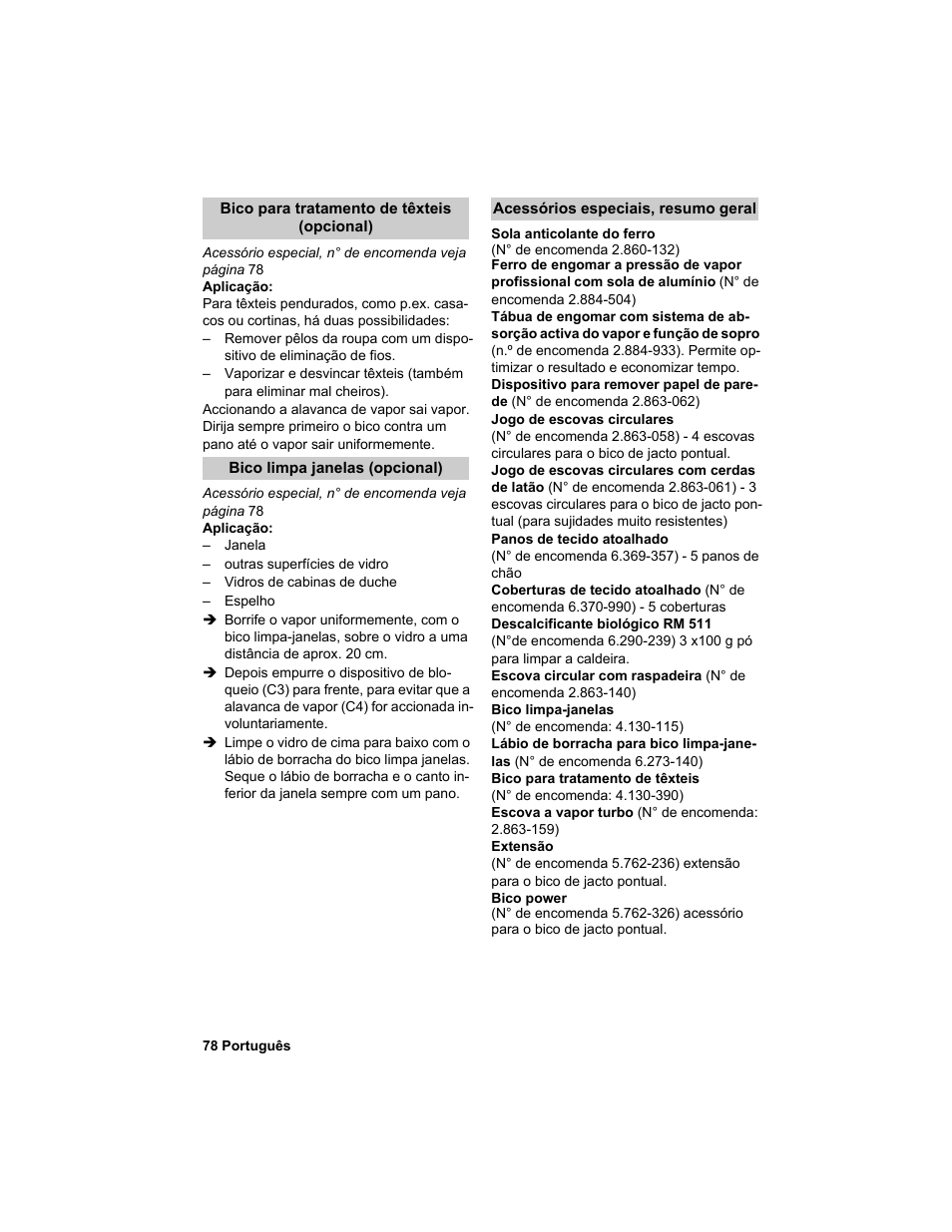 Karcher HDC advanced User Manual | Page 78 / 302