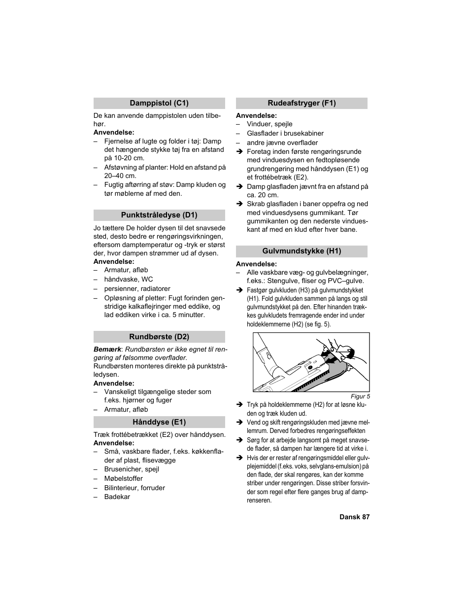 Karcher HDC advanced User Manual | Page 87 / 302