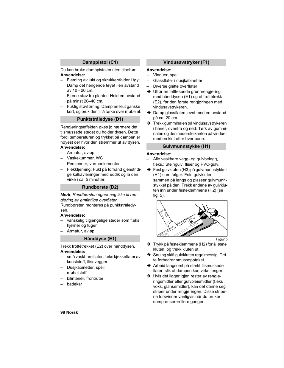 Karcher HDC advanced User Manual | Page 98 / 302