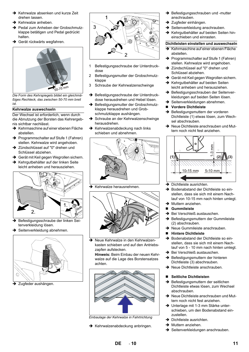 Karcher KM 90-60 R P Advanced User Manual | Page 11 / 397
