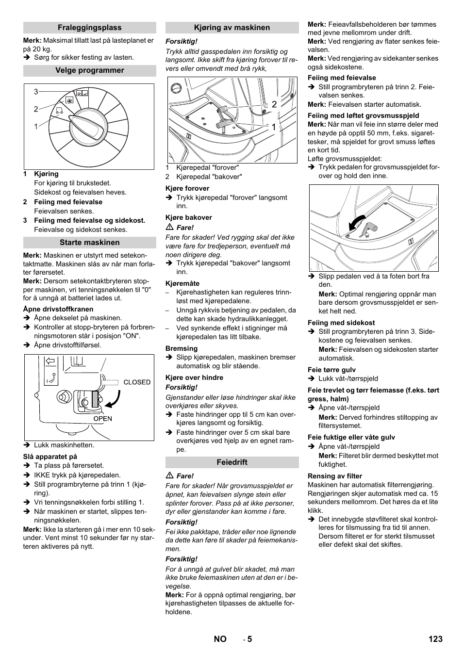 Karcher KM 90-60 R P Advanced User Manual | Page 123 / 397