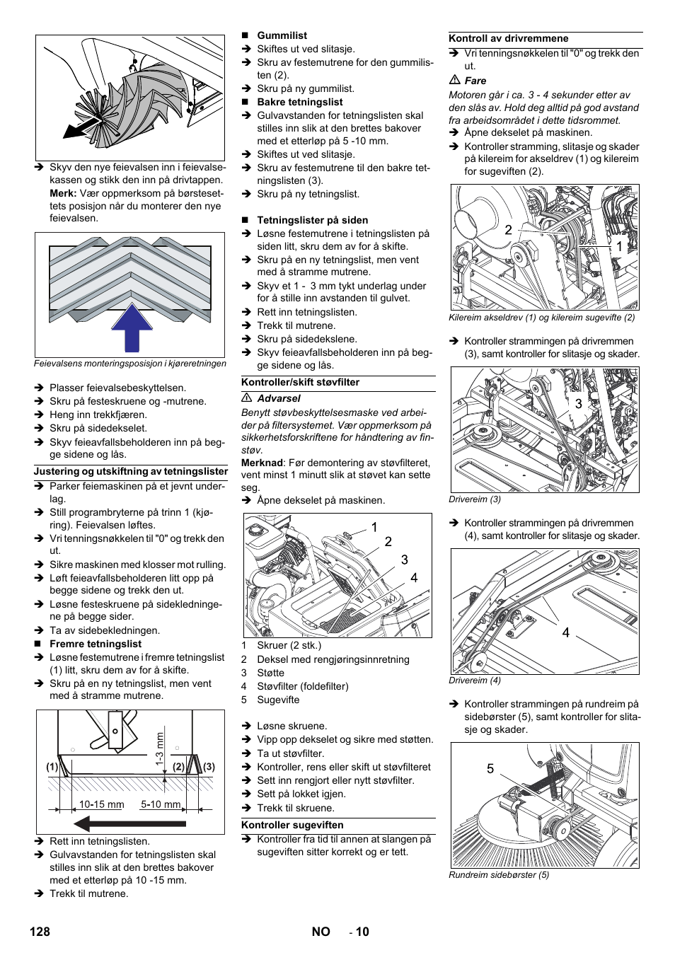 Karcher KM 90-60 R P Advanced User Manual | Page 128 / 397