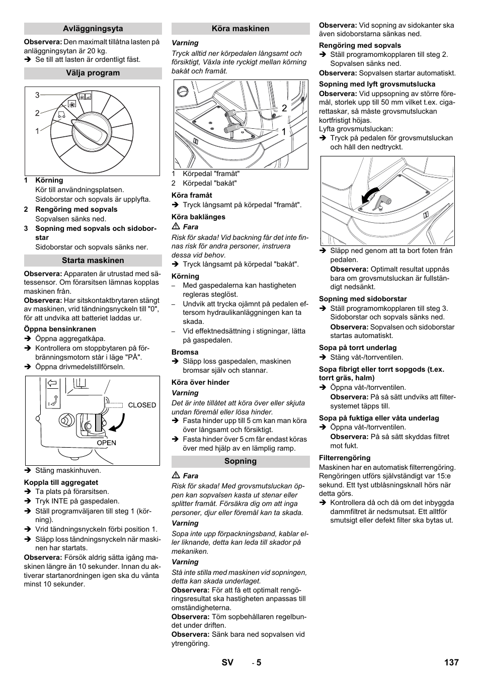 Karcher KM 90-60 R P Advanced User Manual | Page 137 / 397