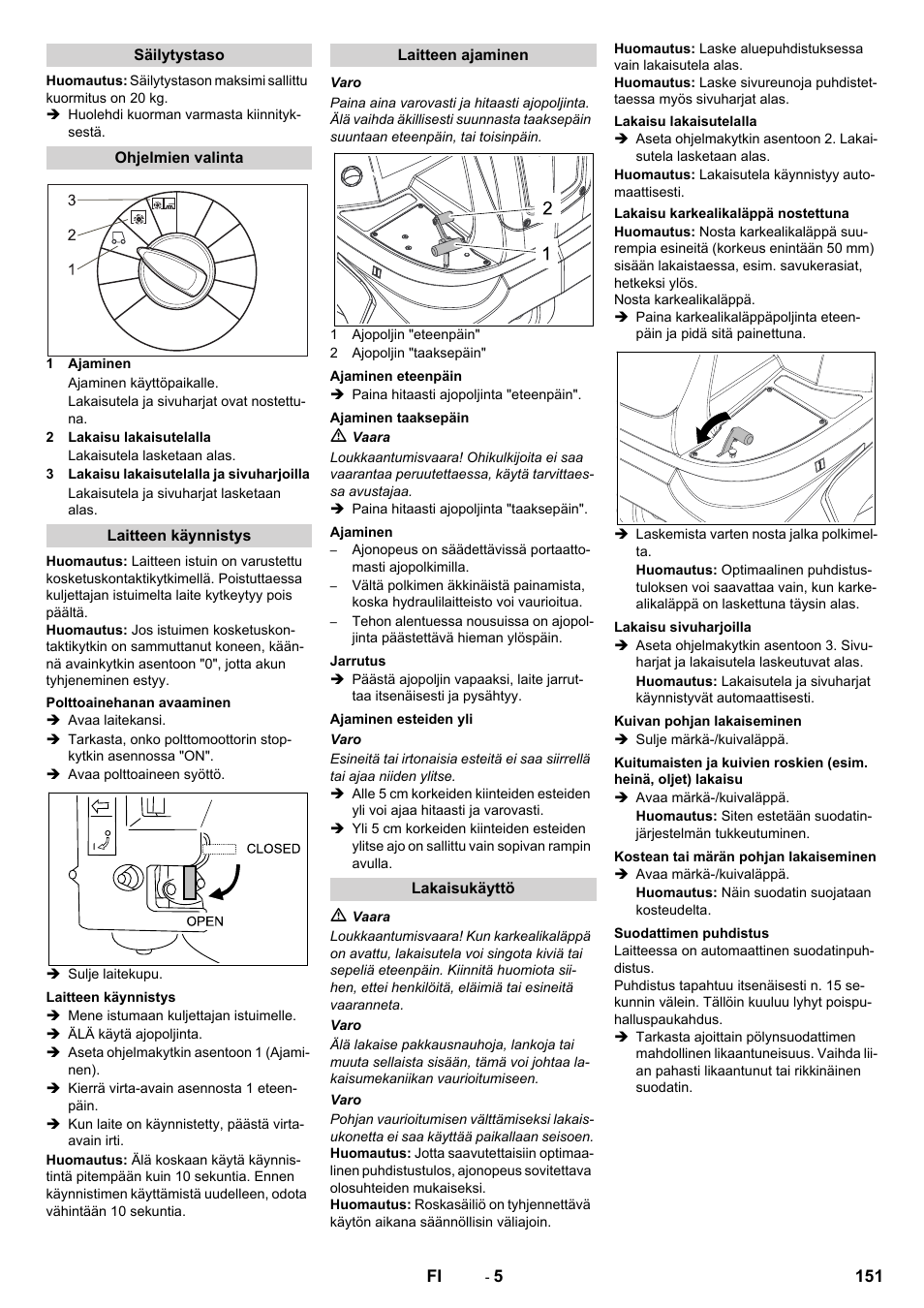 Karcher KM 90-60 R P Advanced User Manual | Page 151 / 397
