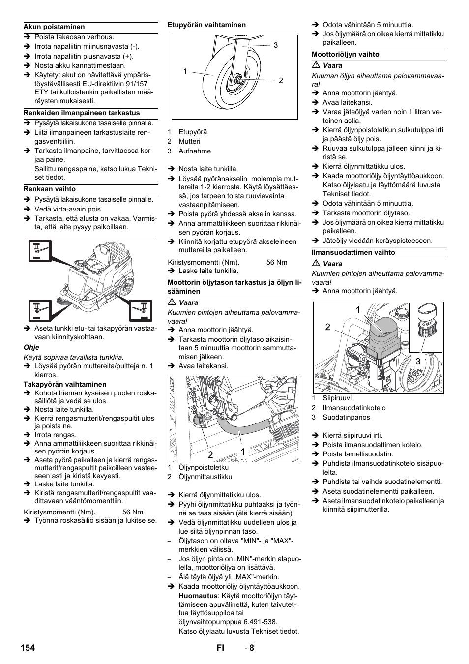 Karcher KM 90-60 R P Advanced User Manual | Page 154 / 397
