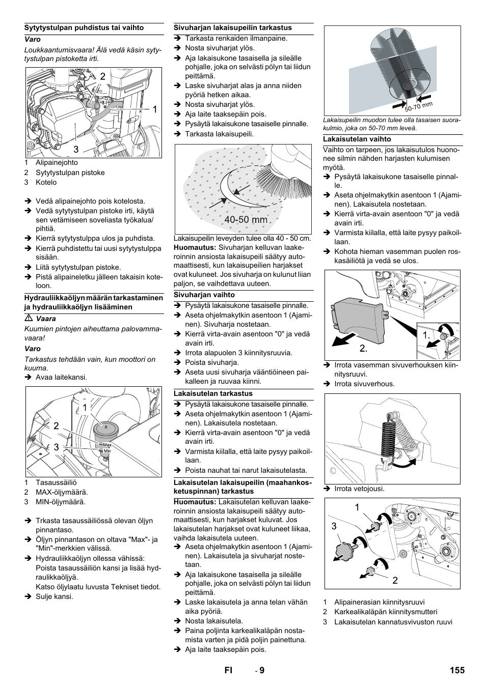 Karcher KM 90-60 R P Advanced User Manual | Page 155 / 397