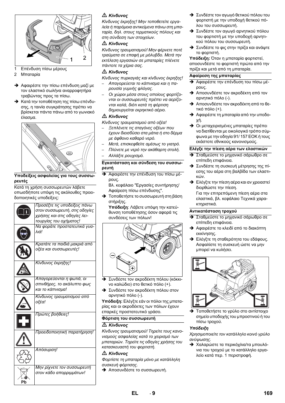 Karcher KM 90-60 R P Advanced User Manual | Page 169 / 397