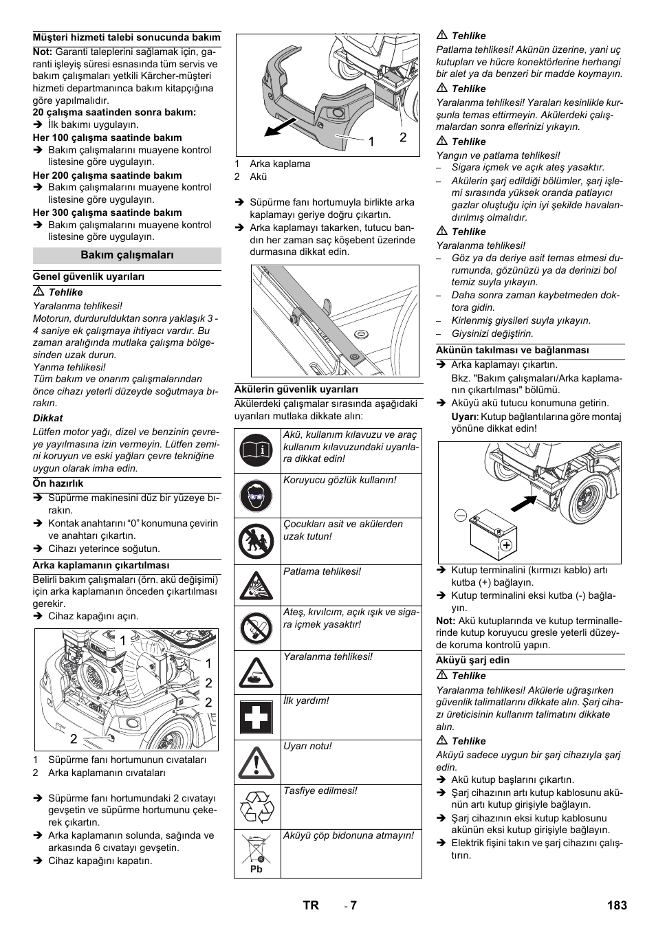 Karcher KM 90-60 R P Advanced User Manual | Page 183 / 397