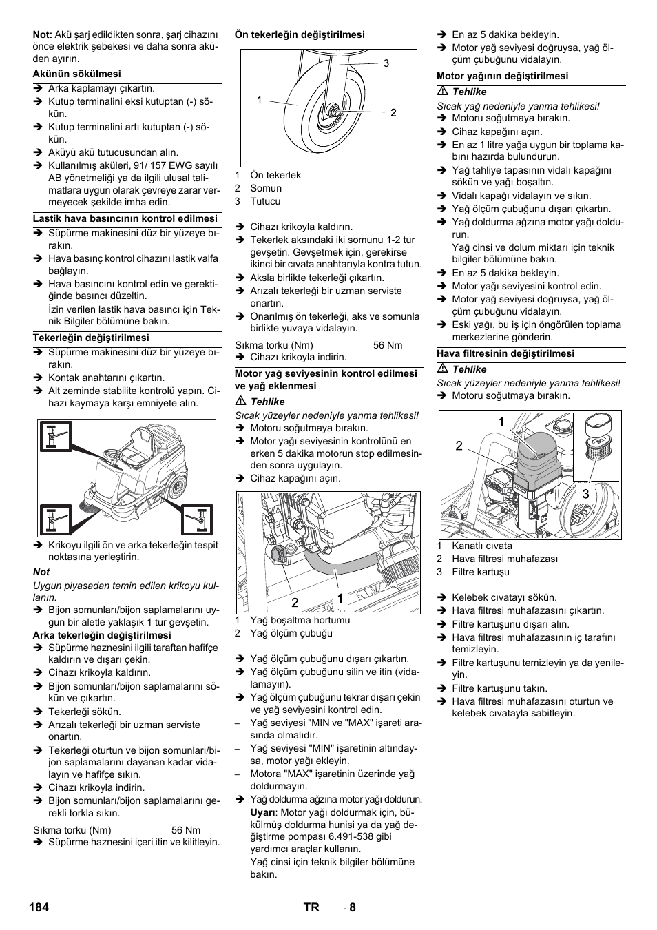 Karcher KM 90-60 R P Advanced User Manual | Page 184 / 397
