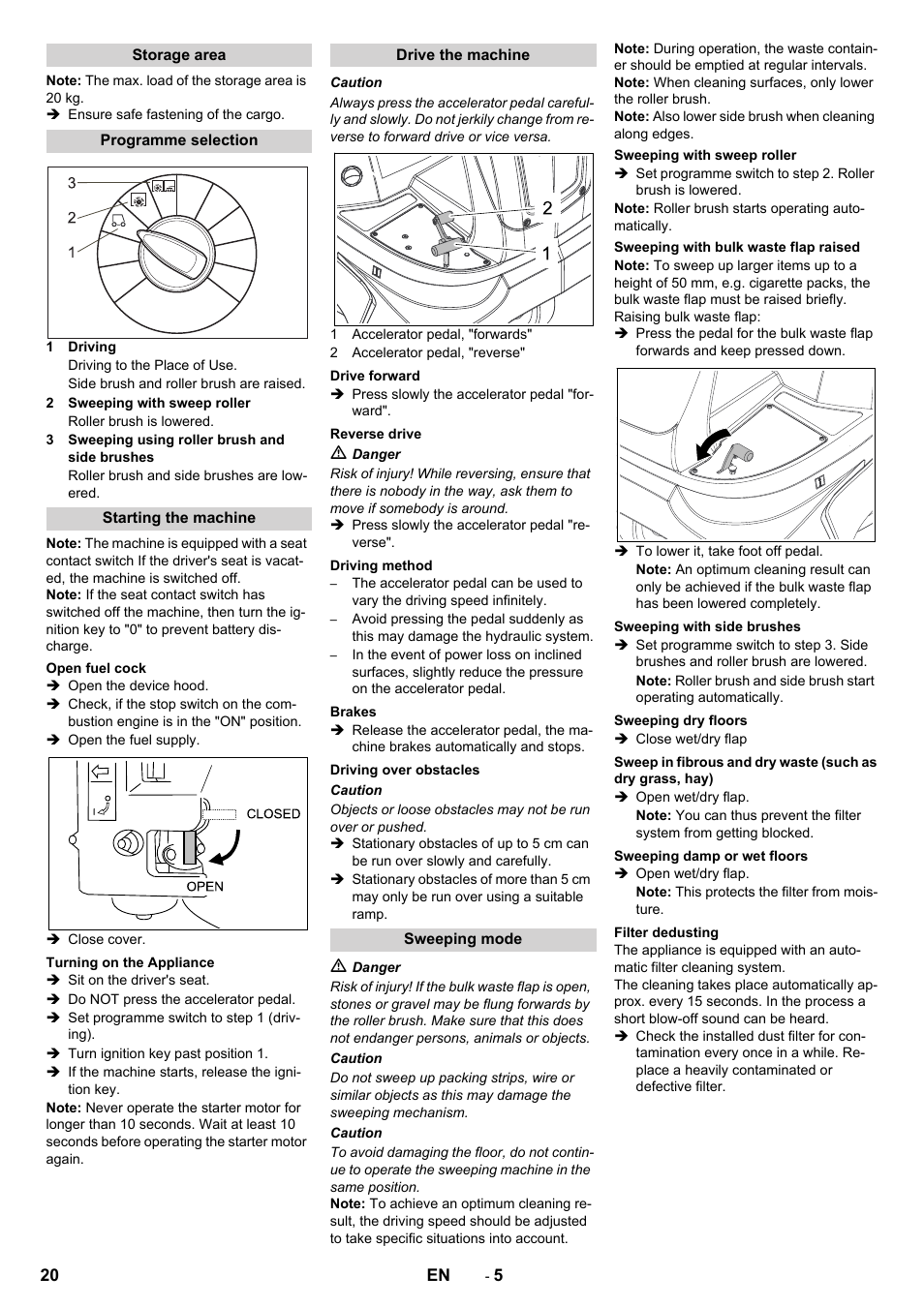 Karcher KM 90-60 R P Advanced User Manual | Page 20 / 397