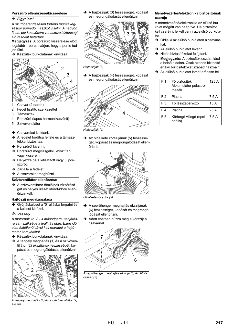 Karcher KM 90-60 R P Advanced User Manual | Page 217 / 397