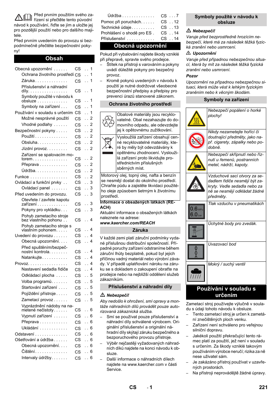 Karcher KM 90-60 R P Advanced User Manual | Page 221 / 397