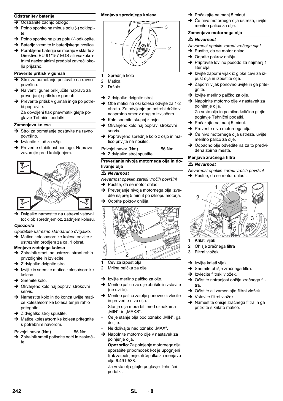 Karcher KM 90-60 R P Advanced User Manual | Page 242 / 397